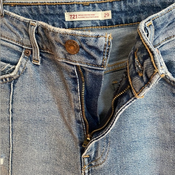 Levi’s 721 Vintage High Rise Skinny Size 29 - Picture 5 of 9